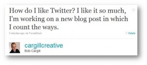 Twitter for Blog