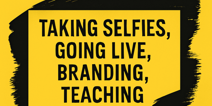 Taking Selfies, Going Live, Branding, Teaching and More with Bob Cargill