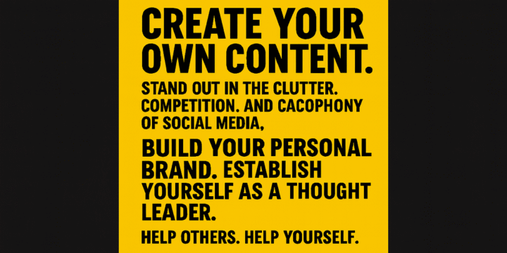 Creating Your Own Content on Social Media